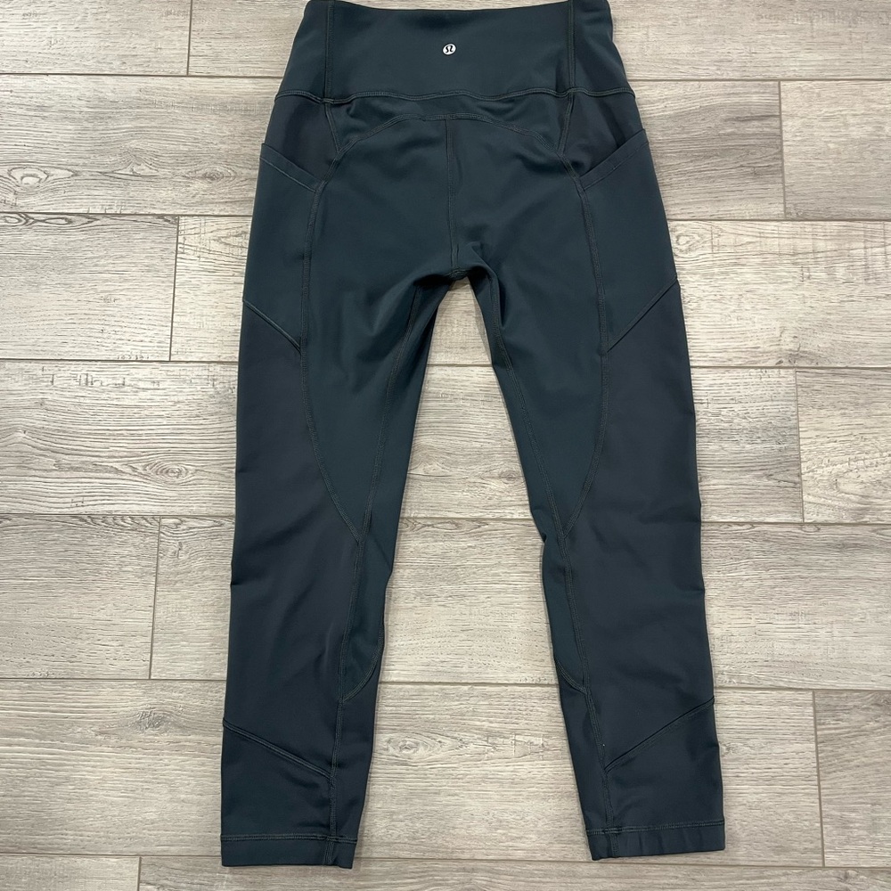 Dark grey High-Waisted Leggings